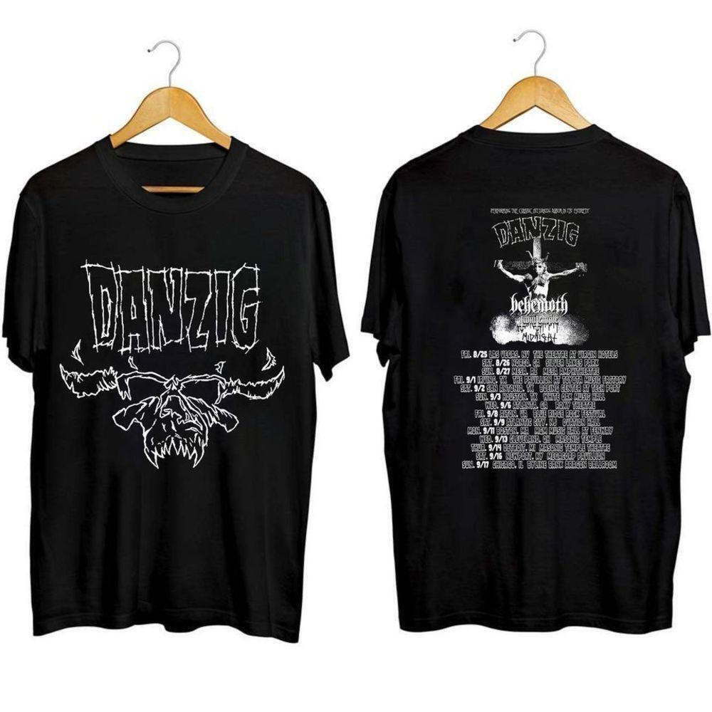 Danzig  Tour Band Fan 2 Sided Retro Music Tee T-Shirt